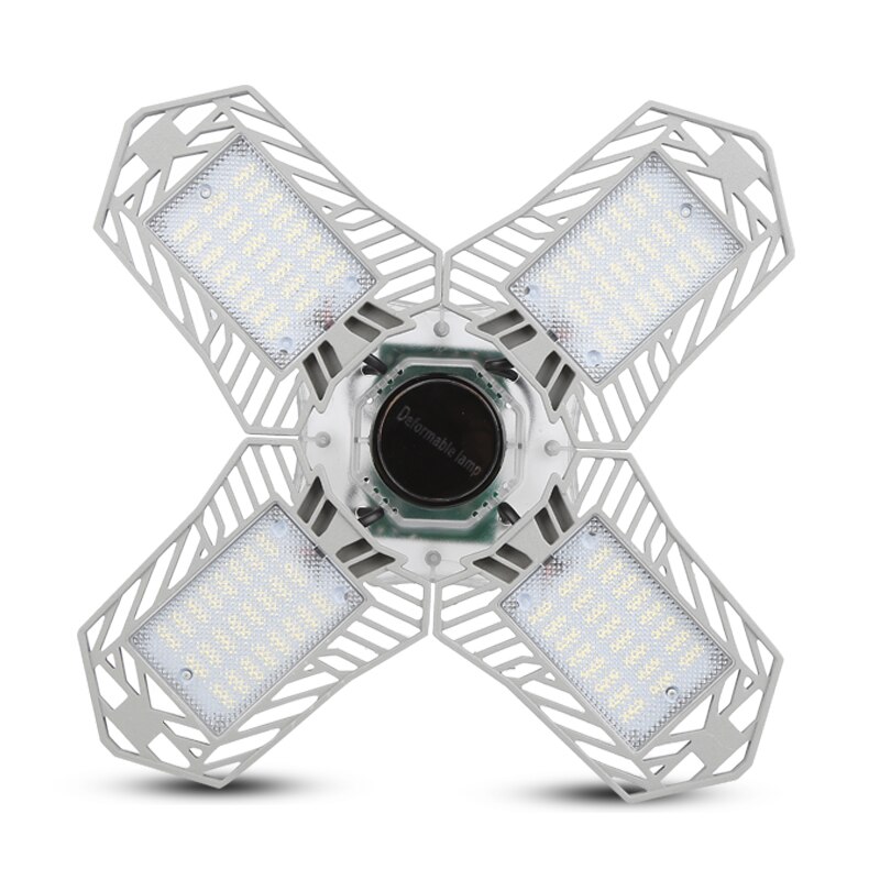 150W 15000LM Super Bright Industrial Lighting E27 Led Fan Garage Light 85-265V 6000K Led High Bay Industrial Lamp For Workshop: silver