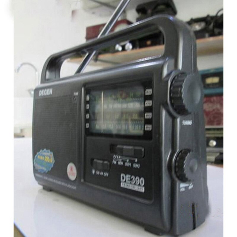 DEGEN-receptor digital de banda mundial DE390, Radio FM estéreo, MW, SW, DSP, sensibilidad Local, portátil,