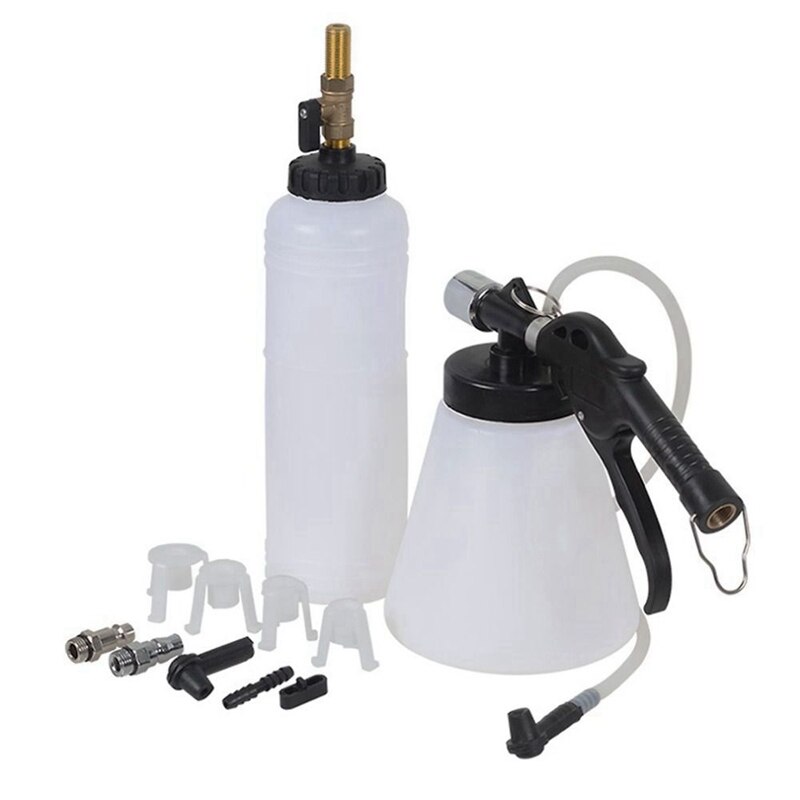 1 conjunto ferramenta de substituição fluido freio do carro automático grande capacidade fluido freio drenado sangrador óleo mudança equipamento kit para carros caminhões