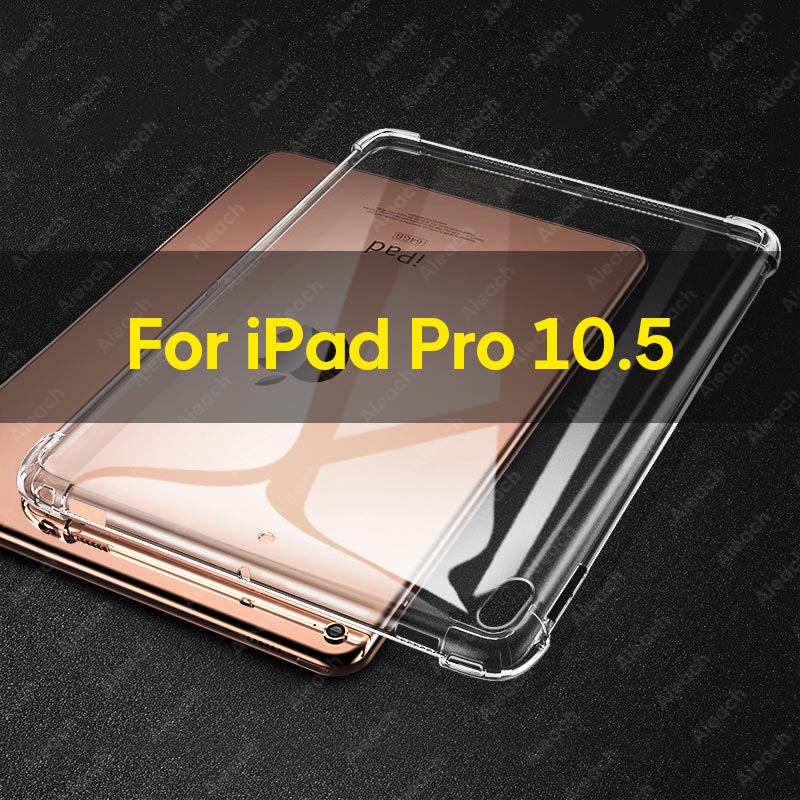 Silicone Shockproof Case For iPad Pro 11 12.9 10.5 9.7 5th 6th 10.2 7th generation Case For iPad 2 3 4 Air 3 2 1 Mini 4 5: For iPad Pro 10.5