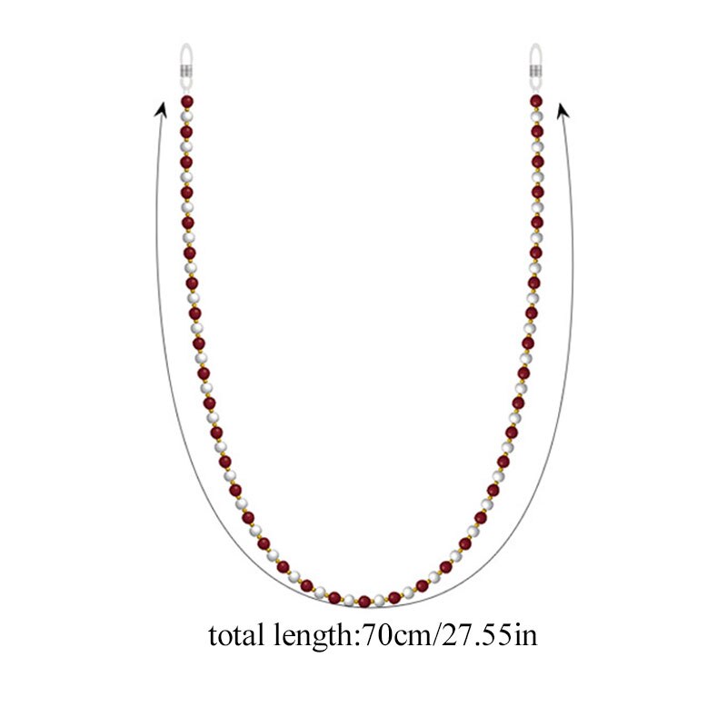 Solbriller perlehals lanyard snor briller solbriller halskæde kæde reb briller snor holder halsstrop reb