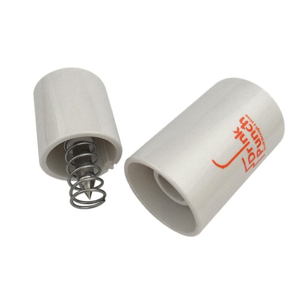 Flesopener Gereedschap Drink Punch Mini Water Boor Flesopener Cover Perforator Opener Voor Stro Voor Party Willekeurige kleur