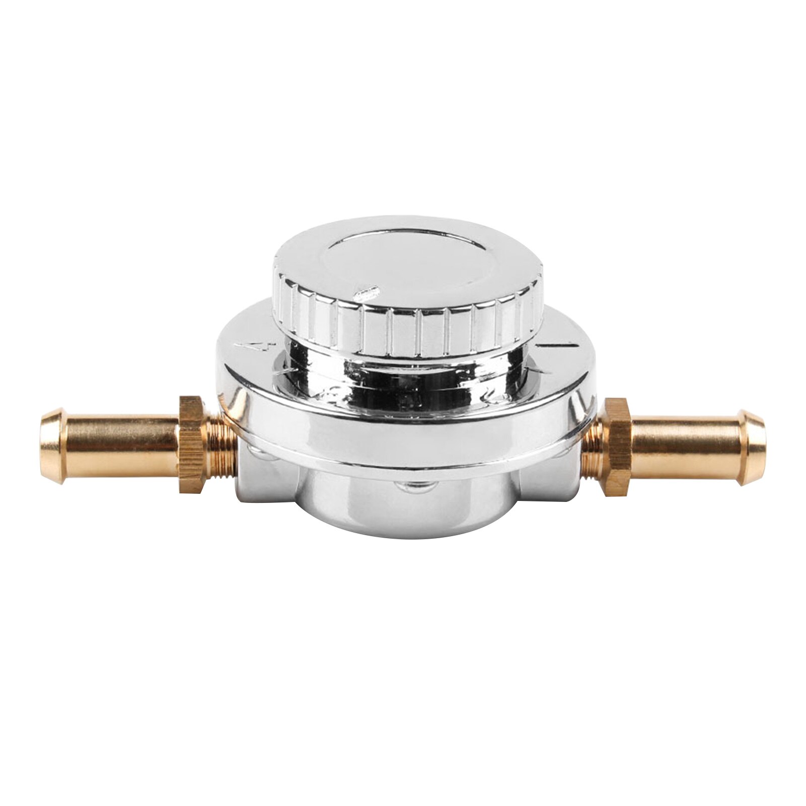 Bilmodifisert forgasser slange manuell justerbar 1-5 psi drivstofftrykkregulator biltilbehør