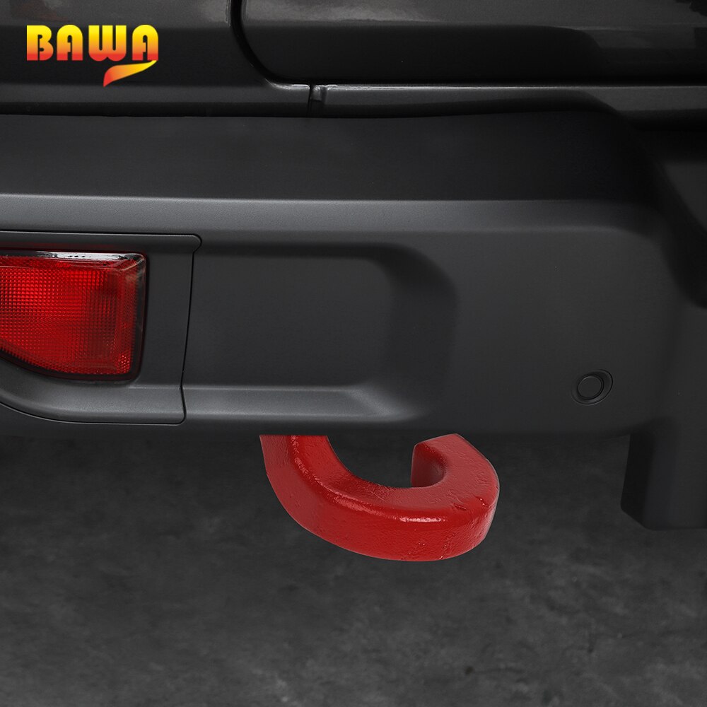 BAWA Auto Trailer Hook for Jeep Wrangler JL Vehicle Towing Hook Accessories for Jeep Wrangler JL + Car Exterior Parts
