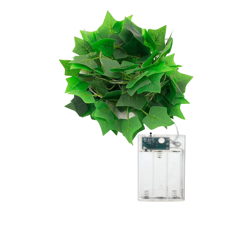 Guirnalda de luces solares de ratán de 5/10M, lámpara de hadas para exteriores, hoja de planta Artificial de 8 modos para decoración de valla de jardín y acampada para boda: orange / 6-10 W