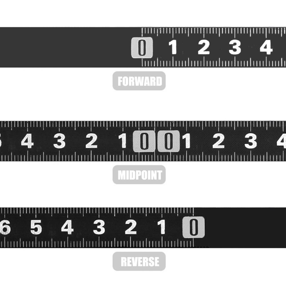 Practical Stainless Steel Tape 13.0mm Slide Gauge Meter Dial Scale Tape Stained Steel Ruler Grey Parts Tool Gadget Instrument