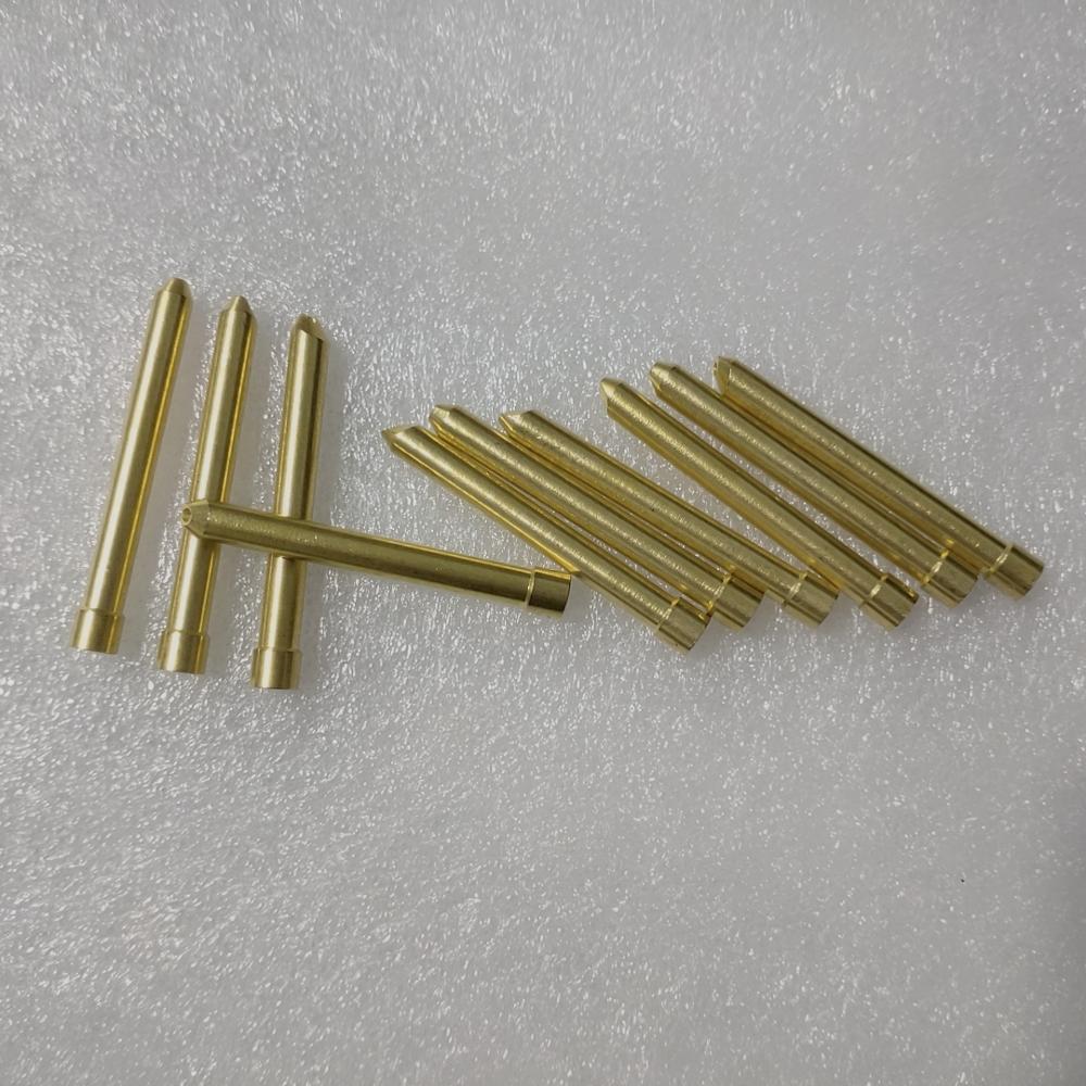 10PCS Wedge Tig Collet 50MM Length Argon Welding Consumable Tungsten Electrode Collet For WP17/18/26 Torch