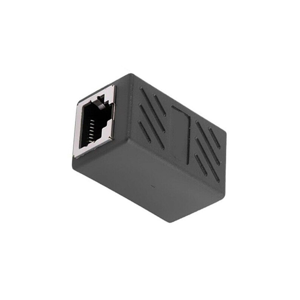 Conector de extensión de Cable Lan RJ45 para conexión a Internet, extensor de acoplador de red LAN Ethernet hembra a hembra, convertidor RJ45: 1 Pcs