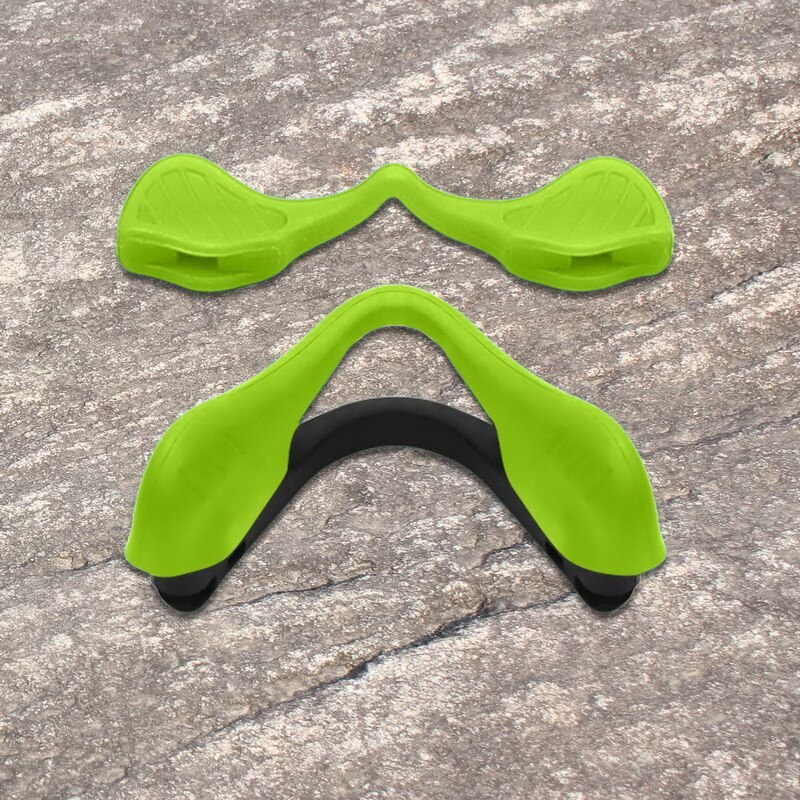 E.O.S Silicon Rubber Nose Pads for OAKLEY SI M Frame 2.0/SI Ballistic M Frame 2.0/Industrial M Frame 2.0 Sunglass Multi-Options: Green