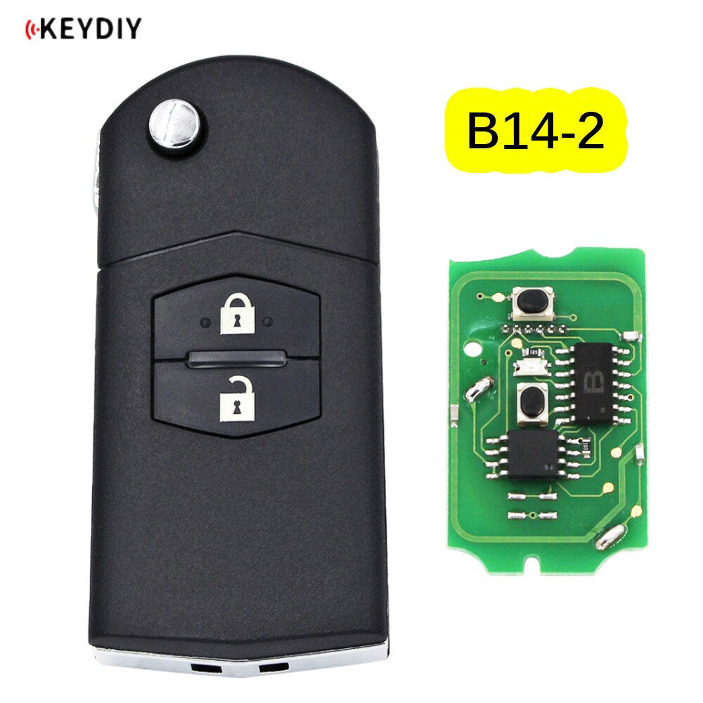 Keydiy B Serie B14-2 2 Button Universele Kd Afstandsbediening Voor KD200 KD900 KD900 + URG200 KD-X2 Mini Kd Voor mazda Stijl
