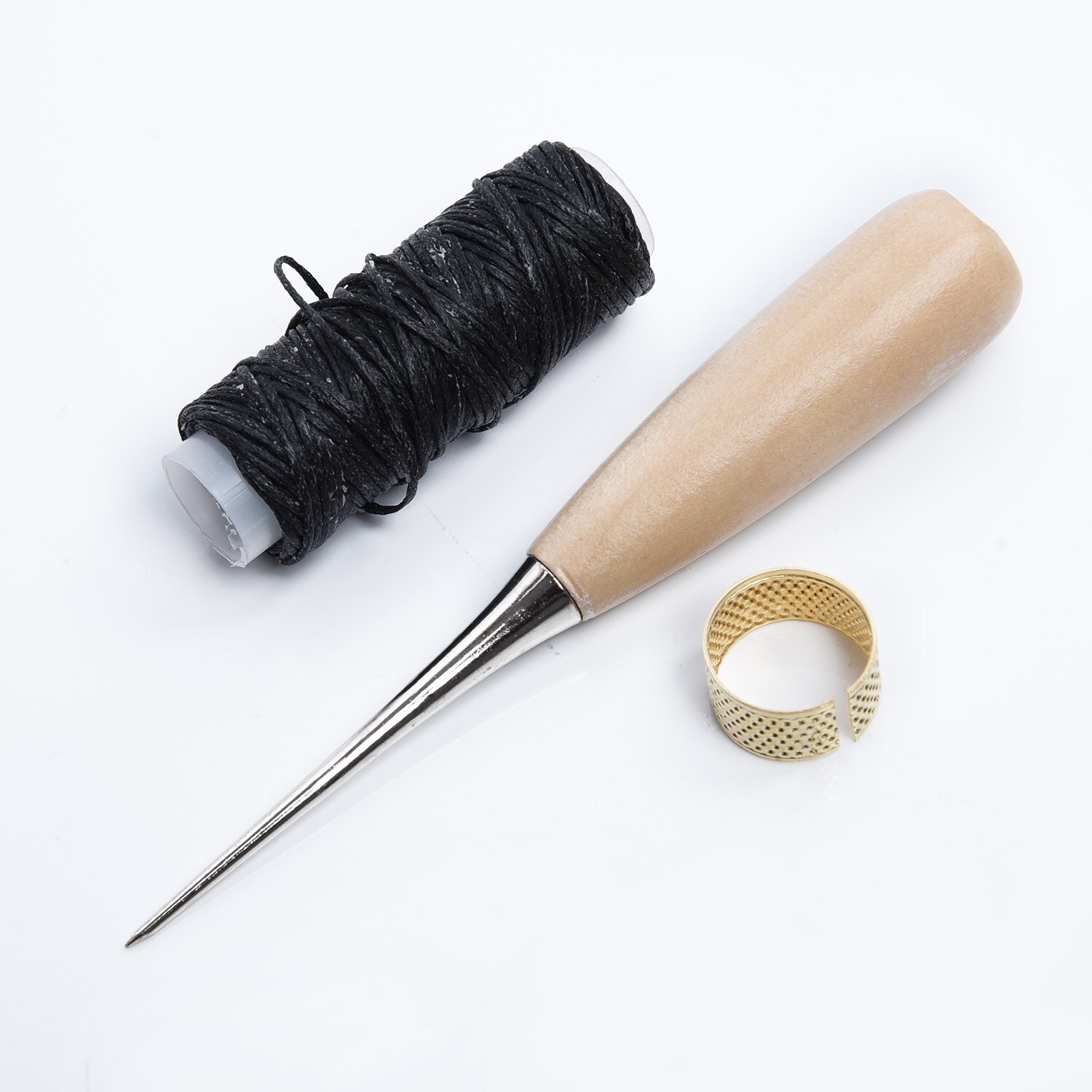 Leather Sewing Needles Stitching/Needle Set Thread Thimbles Hand Sewing Tool