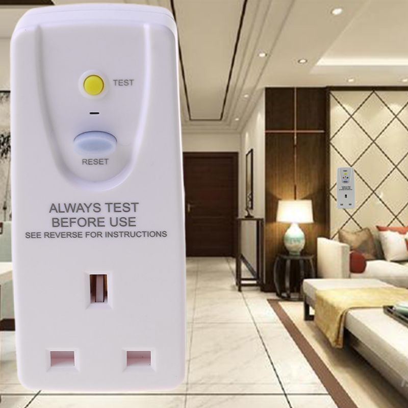 UK 13A Converter Socket Safety Smart Home Circuit Breaker Cutout Plug Adapter A6HB