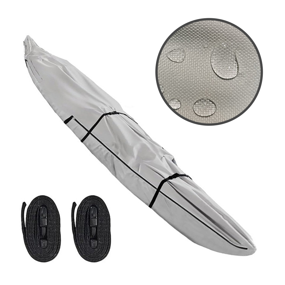For Canoe For Kayak Full-Cover Boat Protection Dustproof Canoe Cover 10ft 3.1*0.7m Full Coverage Fishing Boat Cover