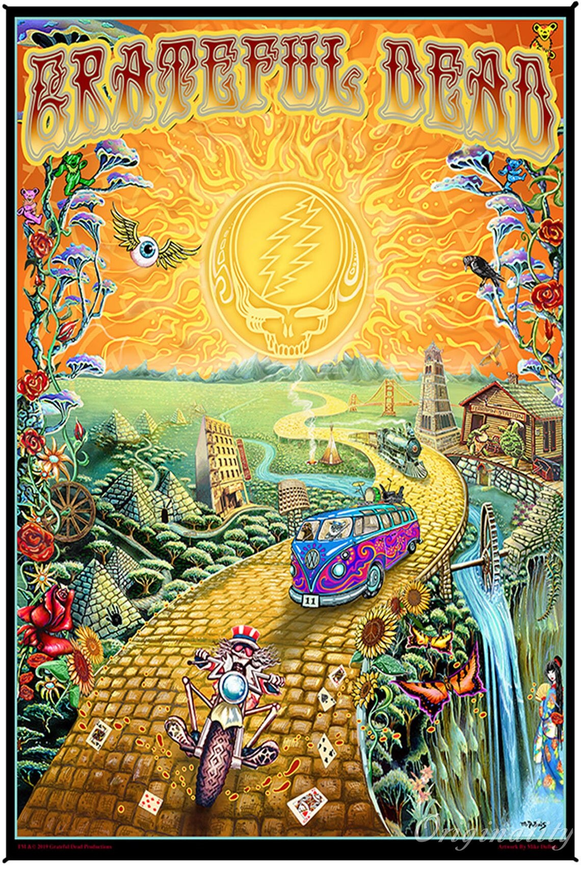 Fantastic Grateful Dead Unique Tapestry Fairy Nymph Wall Hanging Home Decoration: 230x150 cm / Grateful Dead