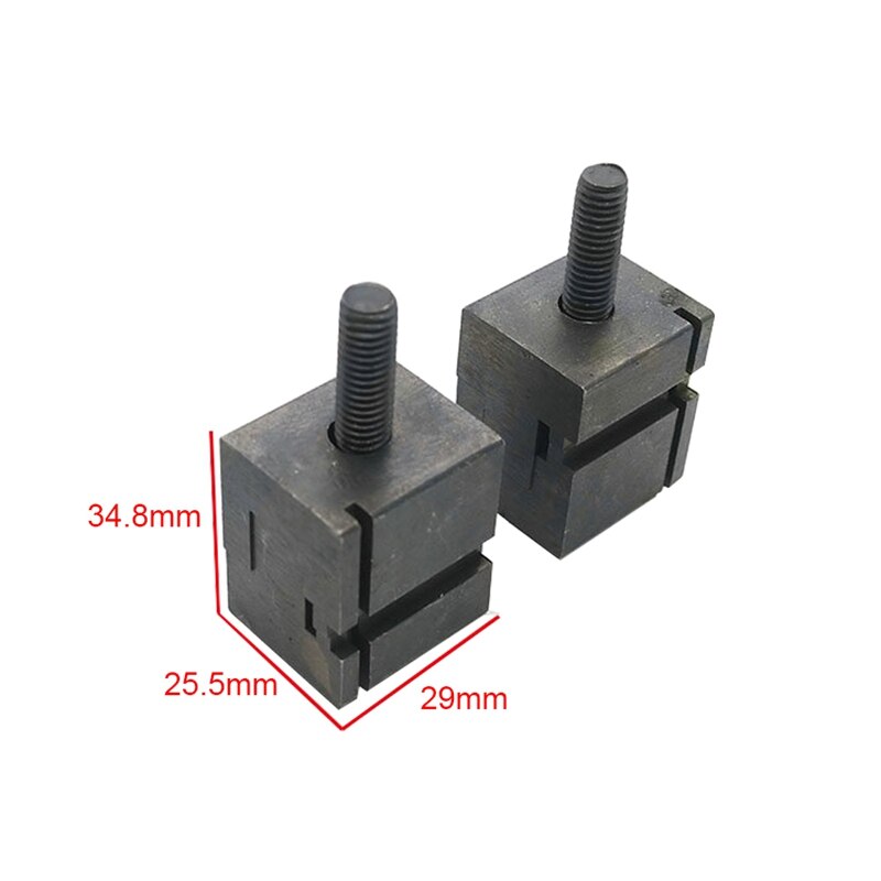 CHKJ 2Pcs/Lot Clamp for DEFU 368A Key Cutting Machine Key Duplicating Key Copy Machine Fixture Parts Locksmith Tools