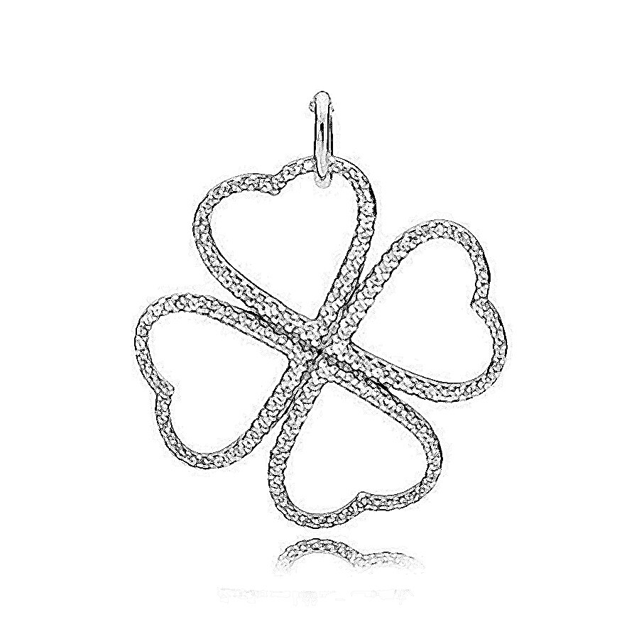 925 Sterling Silver Classic Love Snowflake Tree Floral Daisy Heart Shape Feather DIY Necklace Pendant Charm: 2078