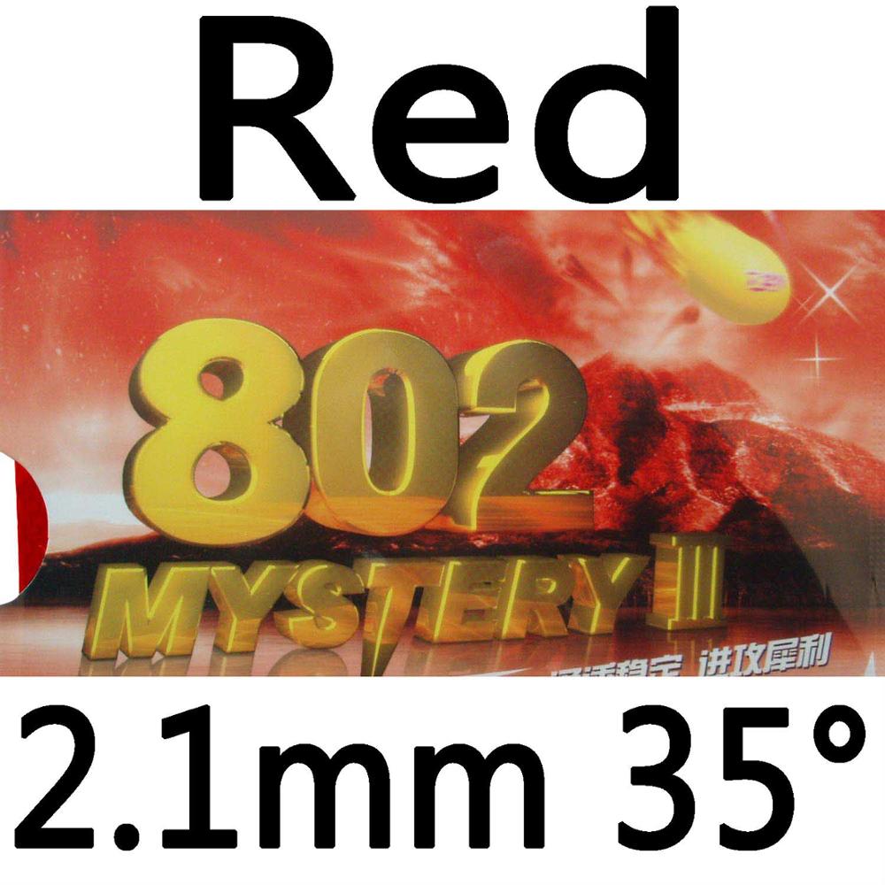 RITC 729 802 Mystery III Short Pips-Out Table Tennis PingPong Rubber With Sponge: red 2.1mm H35