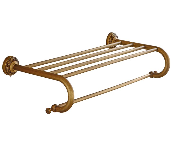 Brass Bathroom Accessories Set Gold Polished Robe Hooks Soap Dishes Toilet Brush Holders Toilet Blowing Rack Towel Bars