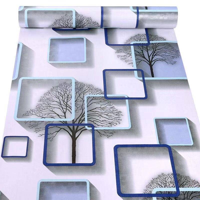 Papel tapiz de vinilo de PVC lavable estilo mediterráneo, para decoración del hogar, Adhesivo de pared de fondo TV, barato