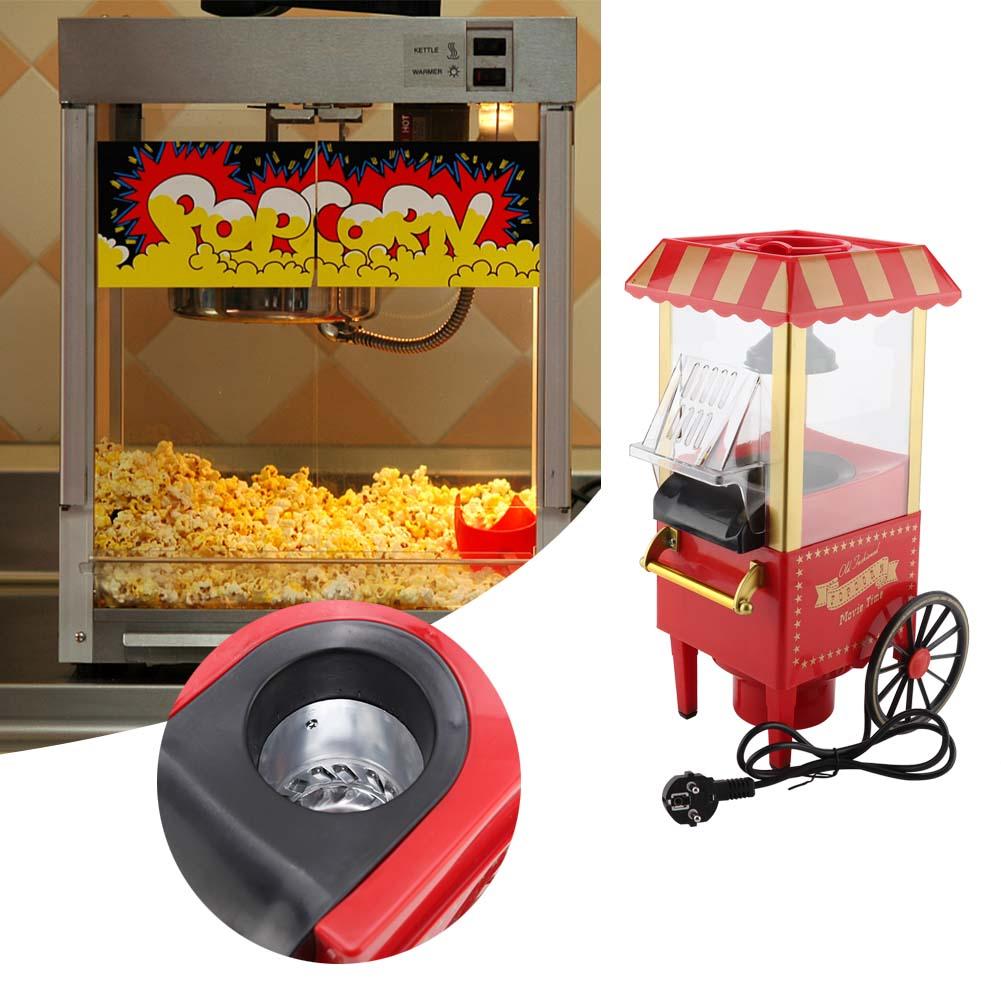 Draagbare Elektrische Popcorn Maker Thuis Ronde/Vierkante Air Popcorn Making Machine Keuken Desktop Mini Diy Corn Maker