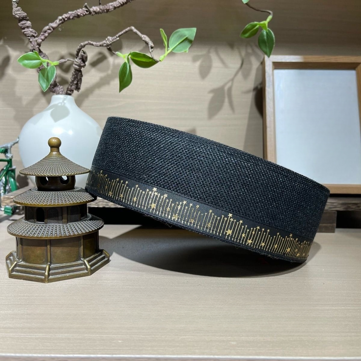 Chapeau de bateau musulman malaisien pour hommes, de produits fiscaux, casquette de prière de Turquie, kippa saoudien, maille islamique Kufi 03405: 56