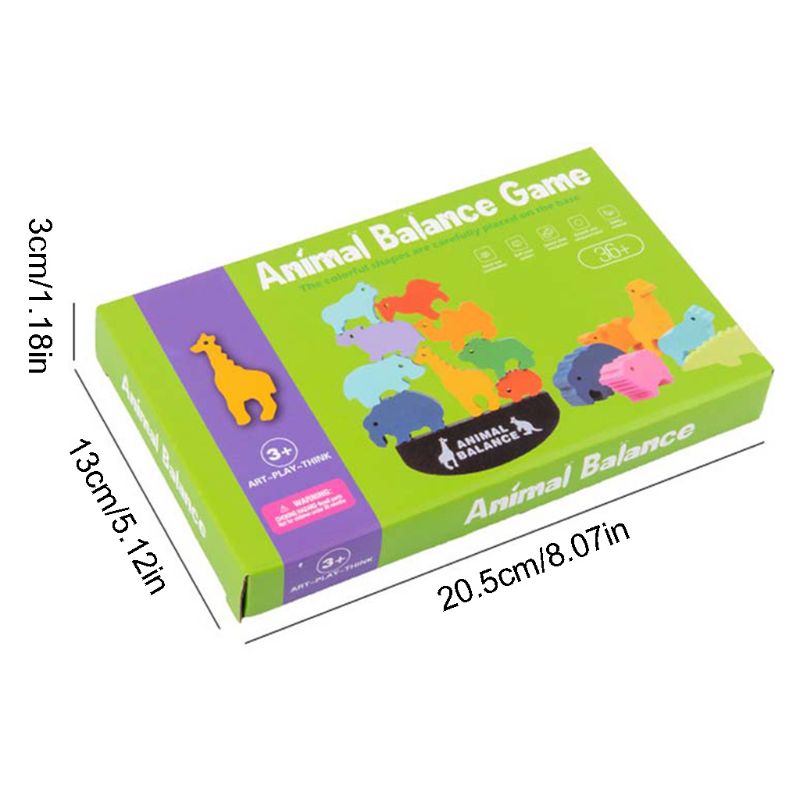 Houten Stapelen Dier Interlock Speelgoed Balancing Blokken Games Peuter Zuigelingen Volwassenen Educatief Speelgoed