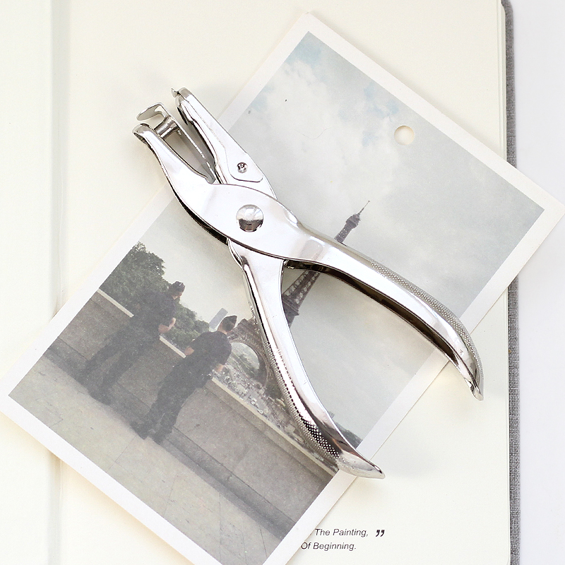 Papier Perforator Papier Handmatige Punch Hand Houden Enkele Binder Parts Scrapbooking Stoten Craft Machine Briefpapier