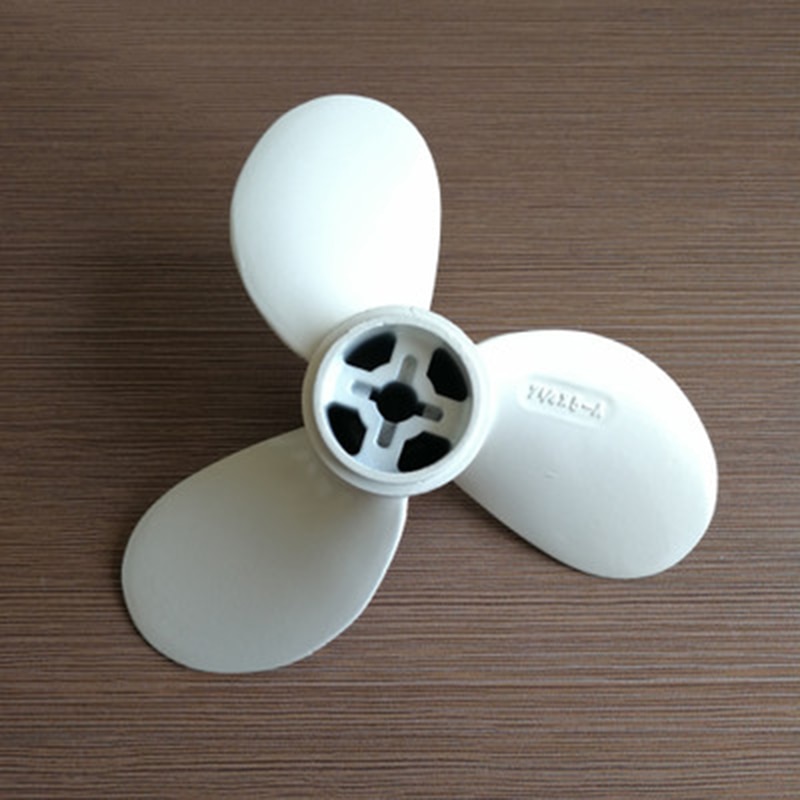 Båtpropell 7 1/4 x 5- a aluminium marine påhengsmotor 2 takt 2hp slitesterk