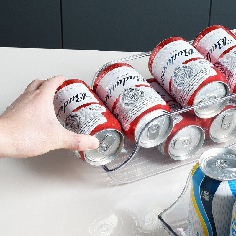 Pull Out Cans Beverage Bottle Atorage Box Kitchen Refrigerator Storage And Sorting Box