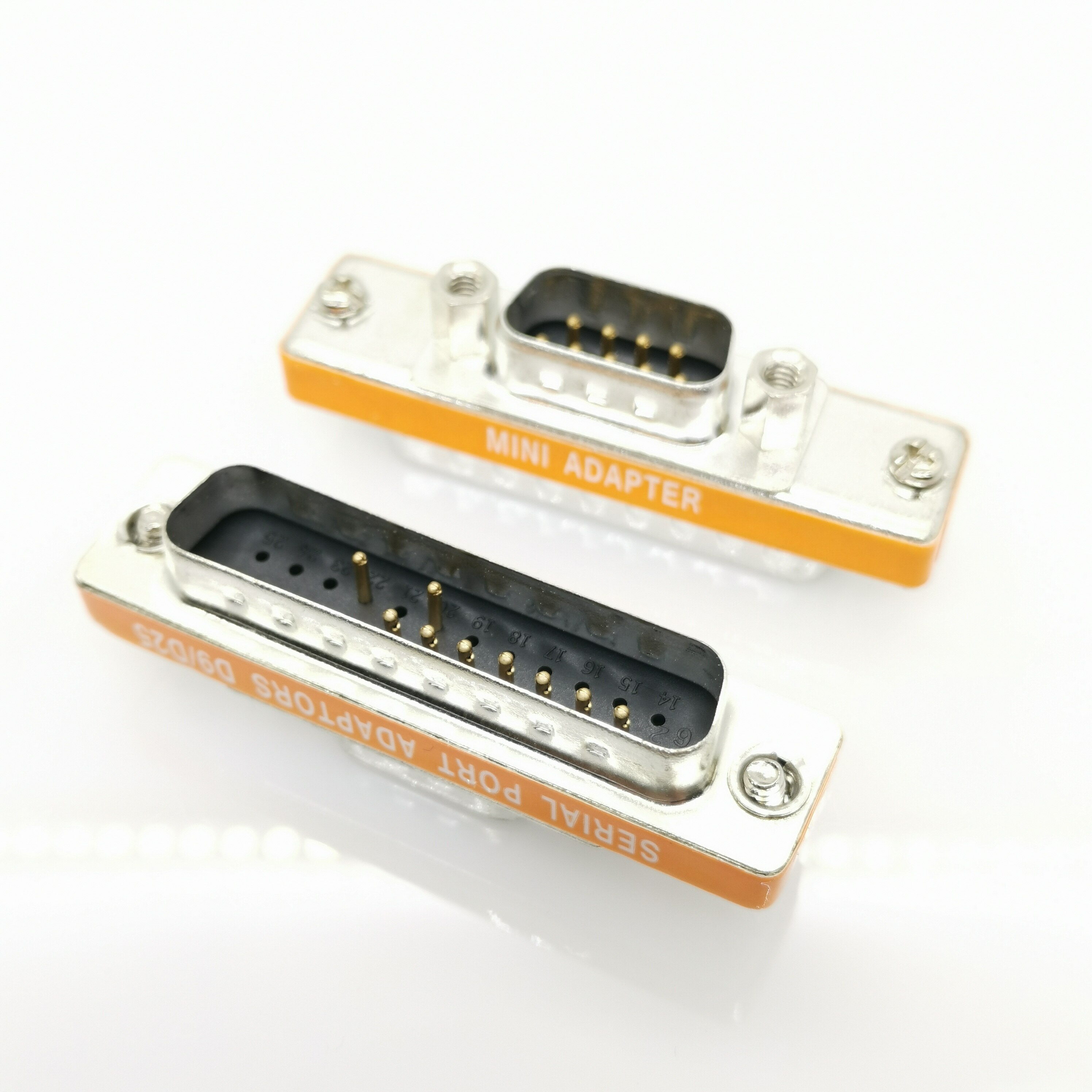 DB25 male to DB9 male Adapter D9/D25 Serial Port Adaptor 9Pin male 25P male Connector 9P 25Pin D25/D9 Convert protect joint