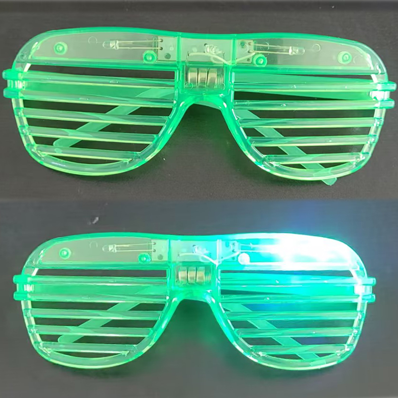 10/20/30/50 Pcs Glow in the Dark Led Glasses Light Up Sunglasses Party Favors Glow Glasses Adults Party Supplies: XS（old） / Deep Sapphire