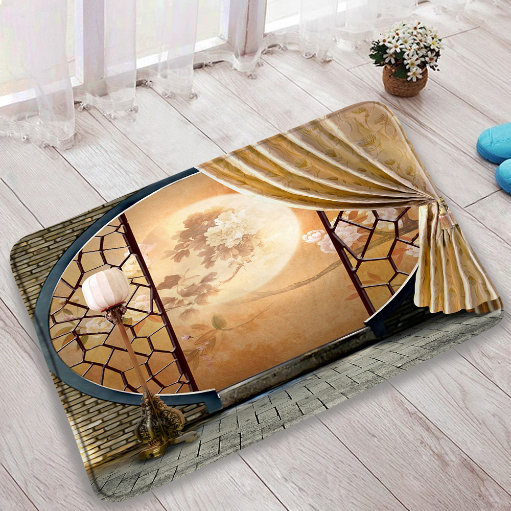 Grn Bambus Zen Stein Lotus Schlecht Matten Chines...  Grandado