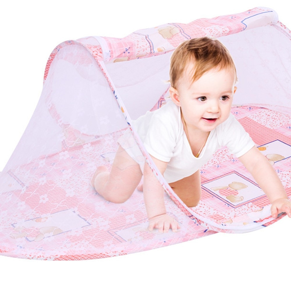 Baby klamboe schattig kartonnen beddengoed wiegnet opvouwbaar babynet wiegnet voor 0-3 jaar oude kinderen decoratie kamer