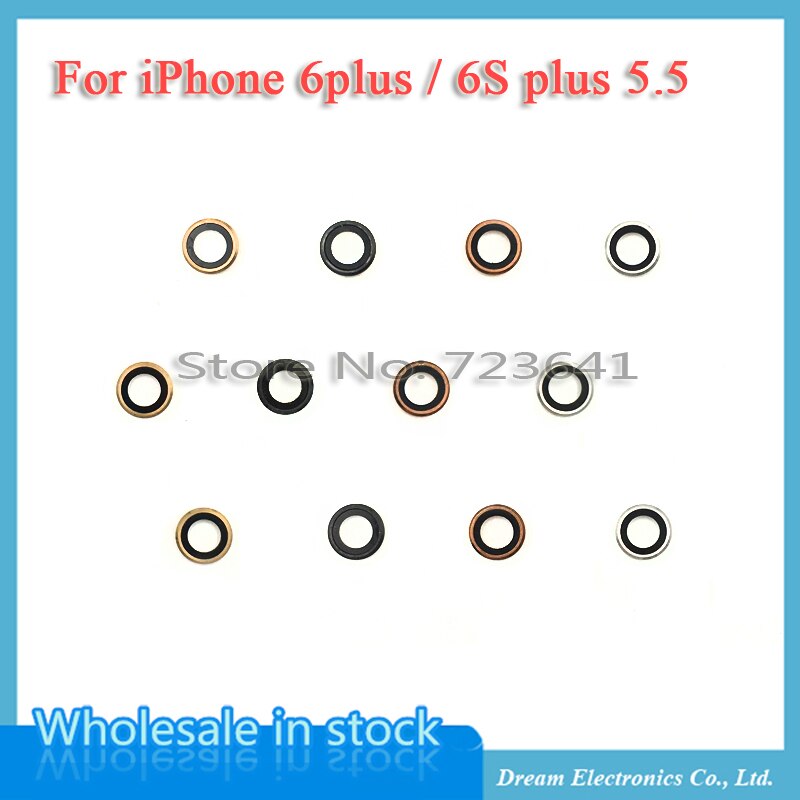 10pcs/lot Back Camera Glass Lens Repair Spare Parts Replacement for iPhone 6 6S 6plus 6S plus