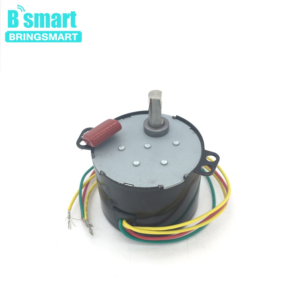 Bringsmart Synchronous Motor 50KTYZ AC 220V Micro Slow Speed Machine 10W Controllable Reduction Motor 1rpm Small Motor