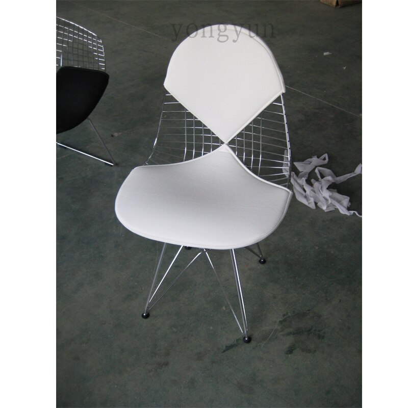 Puder pude til wire stol sædehynder, tråd stol pude, spisestue stol pude pu materiale-kun puden, ingen stol