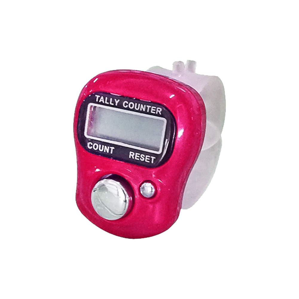 Electronic LCD Screen Display Digital Counter Hand Operated Tally LCD Screen Kitchen Supply: Ivory