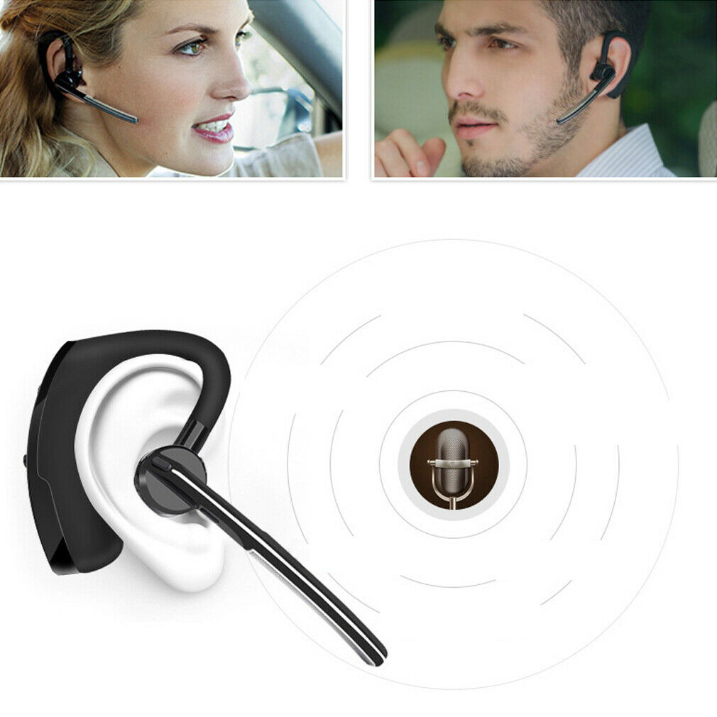 Auriculares manos libres Bluetooth 4,0 para coche, auriculares estéreo, auriculares con llamadas por voz