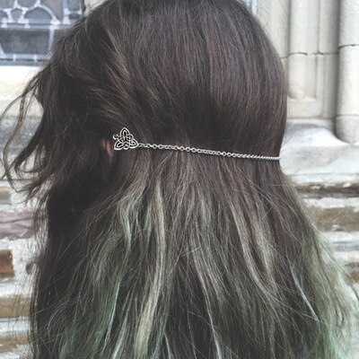 Celtics Knot Hair Accessories Norse Hair Pin Viking Hair Clip for Women Longhair Decorat