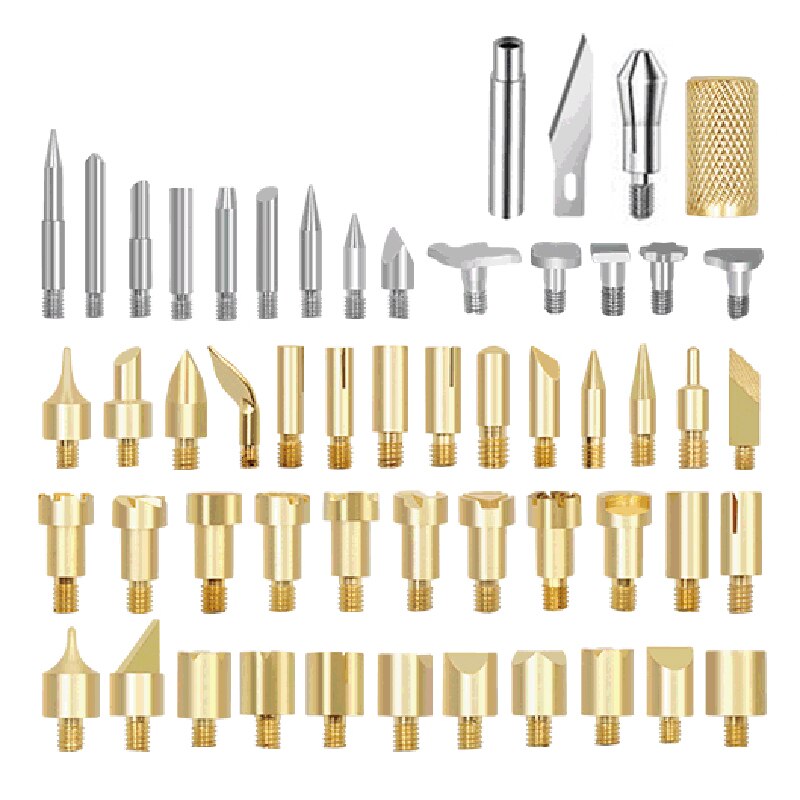 1 Set Wood Burning Pen Kits Tools Soldering Stencil Iron Crafts Pyrography For Garden Tools Accessories