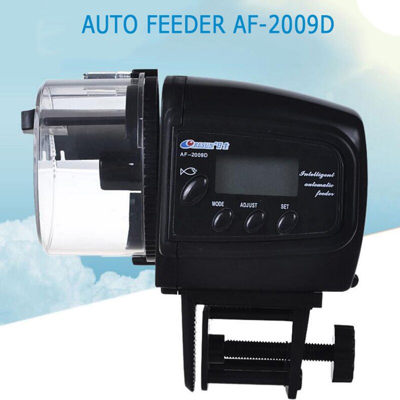 Aquarium Tank Automatic Fish Feeder Digital LCD Timer Food Feeding Electronic Fish Food Feeder Timer 1pcs