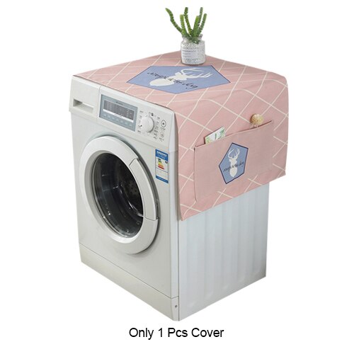 Household Washing Machine Covers Waterproof Refrigerator Dust Washer Case Tumble Dryer Laundry Gadgets Pocket Organizer Product: E Cover