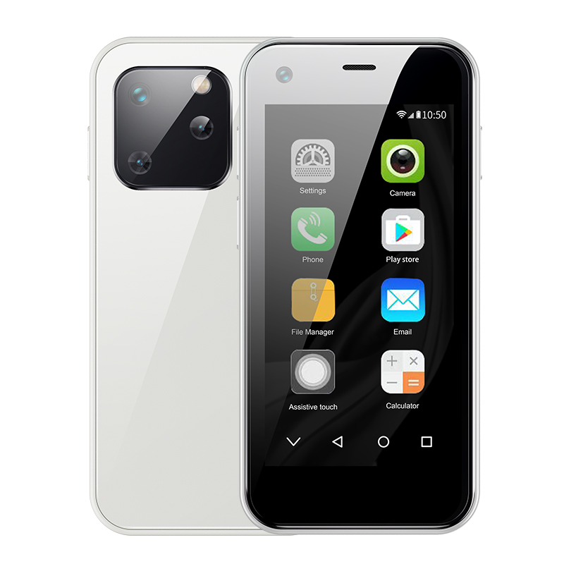 SERVO König5000 Neues Mini-Smartphone 2,5-Zoll-Touchscreen Android 9.0 OS 16 GB 2 SIM 3G Netzwerk WiFi GPS abspielen Geschäft Smartphone Typ-C: schwarz