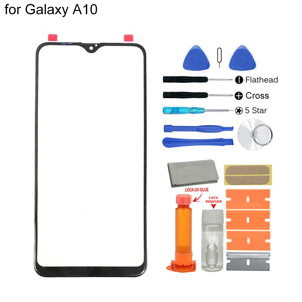 Replacement Front Glass Screen Repair Kit for Samsung Galaxy A10 A30 A70 A80 A90