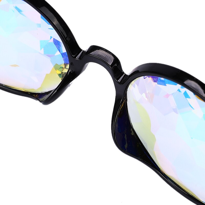 Brillen Wandelen Brillen Festival Zonnebril Kleurrijke Brillen Ronde Caleidoscoop Bril Kleurrijke Celebrity Party Brillen