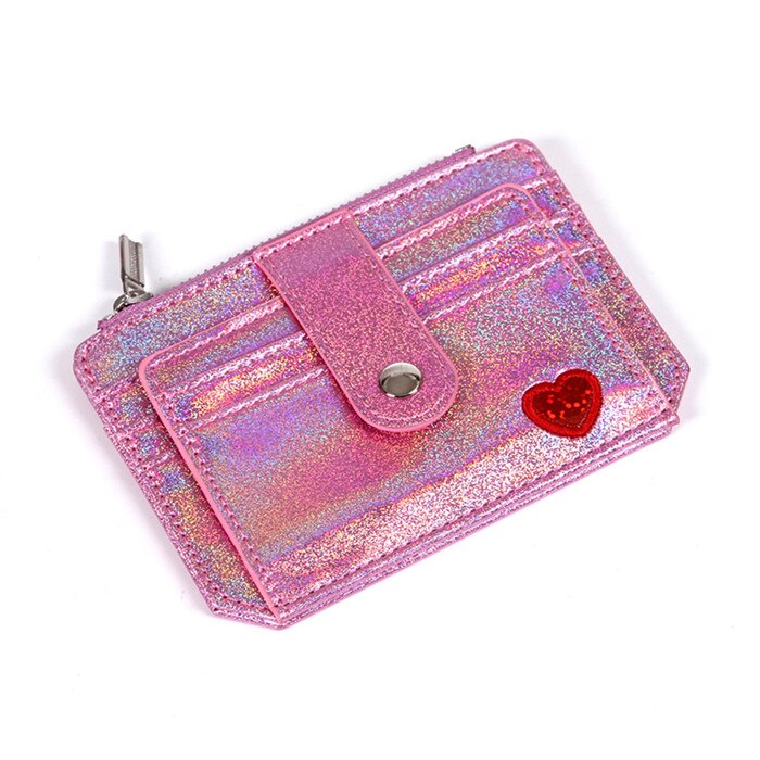 Bank Credit Card Holder Card Cover Women Card Bags Cute Cactus Card Case Keeper Kids: Pink