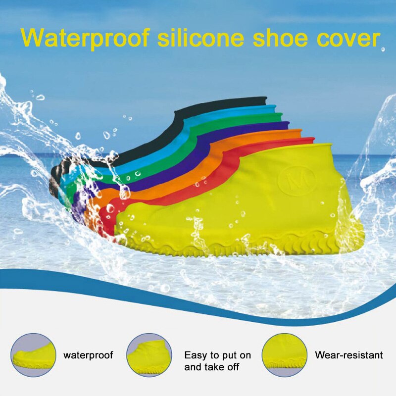 Waterdichte Laarzen Covers Regen Schoen Laarzen Cover Outdoor Antislip Siliconen Unisex Schoenen Beschermers Regen Laarzen Regenachtige Dagen Herbruikbare