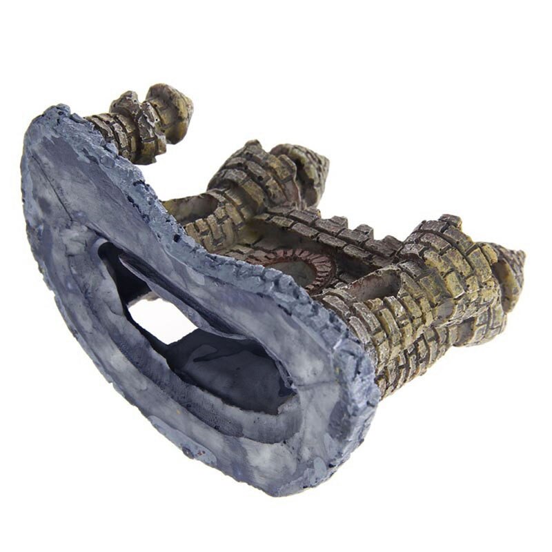 Polyresin kasteeltoren aquarium ornament aquarium decoratie accessoires