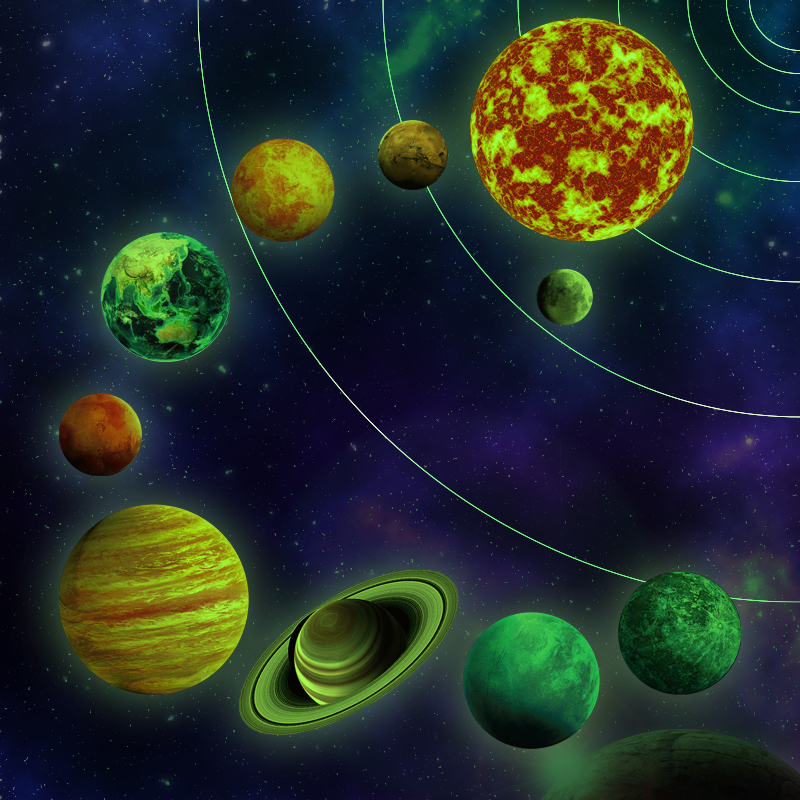 sterben Universum Planeten Galaxis Kinderzimmer Schlafzimmer Leucht Zauberstab Aufkleber Decke Decals Dekoration Solar- System Fluoreszierende Zauberstab Dekor