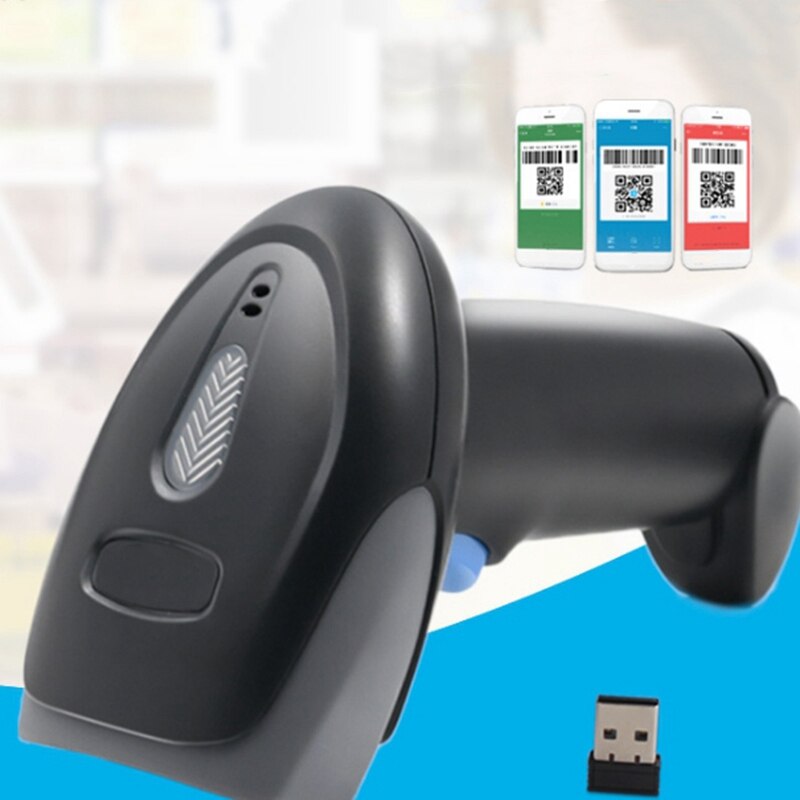 Bluetooth Wireless 1D Sn Handheld Barcode Scanner WM2 Sn Reader with USB Receiver